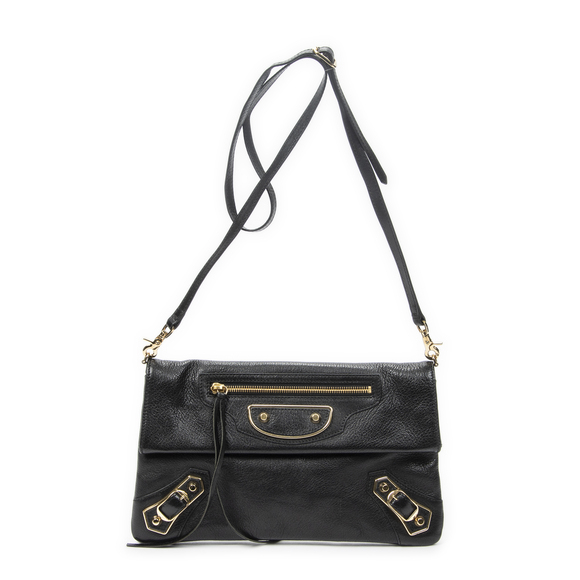 Balenciaga Handbags - Balenciaga Metallic Edge Envelope Clutch Crossbody
